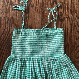 Crewcuts Kelly Green Summer Dress Size 7 Excellent Condition
